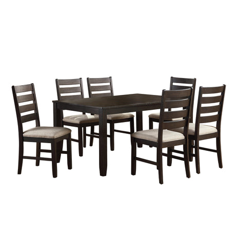 Blair Farm Brown 7-Piece Dining Set by Homelegance at Eve Furniture