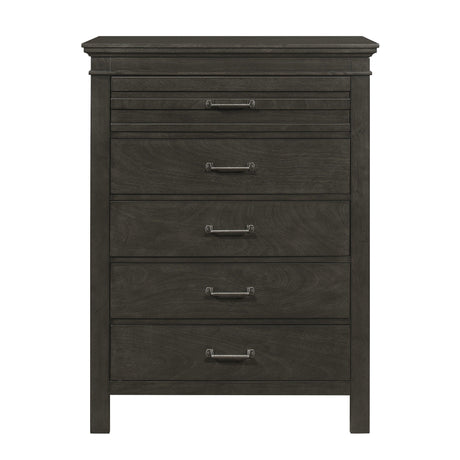 Blaire Farm Charcoal Gray Chest by Homelegance at Eve Furniture