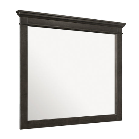 Blaire Farm Charcoal Gray Mirror (Mirror Only) by Homelegance at Eve Furniture