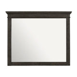 Blaire Farm Charcoal Gray Mirror (Mirror Only) by Homelegance at Eve Furniture
