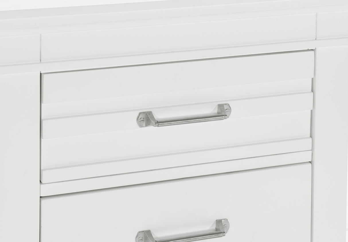 Blaire Farm White Nightstand by Homelegance at Eve Furniture