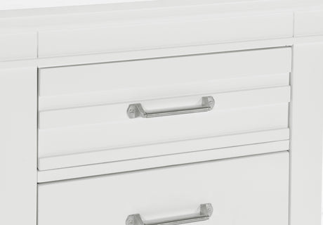 Blaire Farm White Nightstand by Homelegance at Eve Furniture