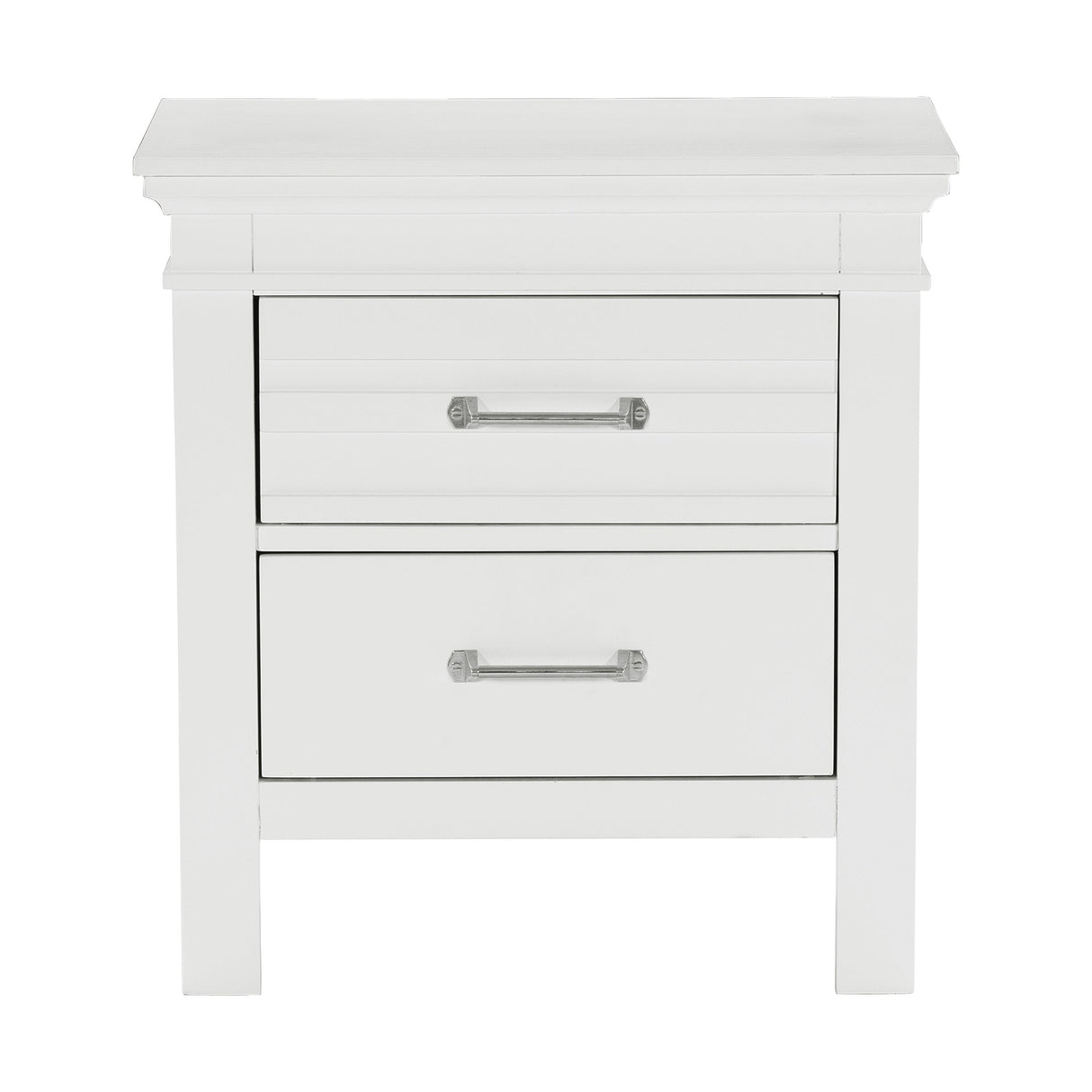 Blaire Farm White Nightstand by Homelegance at Eve Furniture