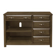 Blanche Brown Gray Credenza by Homelegance at Eve Furniture