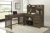 Blanche Brown Gray Desk by Homelegance at Eve Furniture