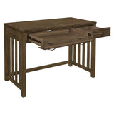 Blanche Brown Gray Desk by Homelegance at Eve Furniture