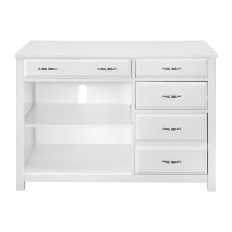 Blanche White Credenza by Homelegance at Eve Furniture