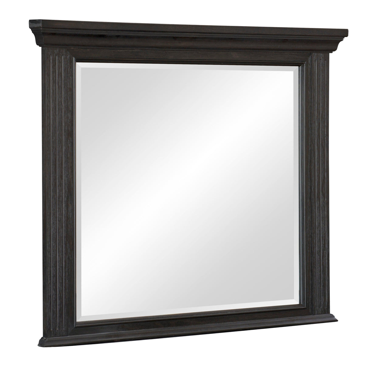 Bolingbrook Wire-Brushed Charcoal Mirror (Mirror Only) by Homelegance at Eve Furniture