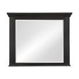 Bolingbrook Wire-Brushed Charcoal Mirror (Mirror Only) by Homelegance at Eve Furniture