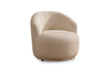 Bonita Ivory Boucle Accent Chair - Eve Furniture