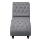 Bonne Gray Chaise by Homelegance at Eve Furniture