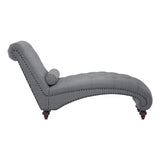Bonne Gray Chaise by Homelegance at Eve Furniture
