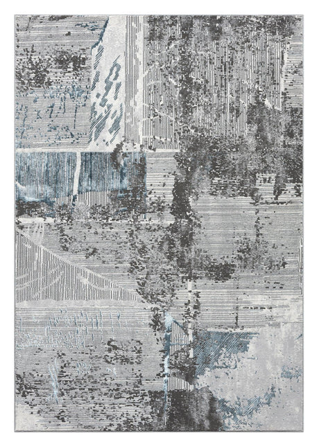 Boutique 453- Steel Area Rug by New Era Innovations at Eve Furniture