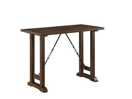 Bracknell Brown Cherry 3-Piece Counter Height Set by Homelegance at Eve Furniture