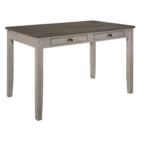 Brightleaf Brown/Light Gray Counter Height Table by Homelegance at Eve Furniture