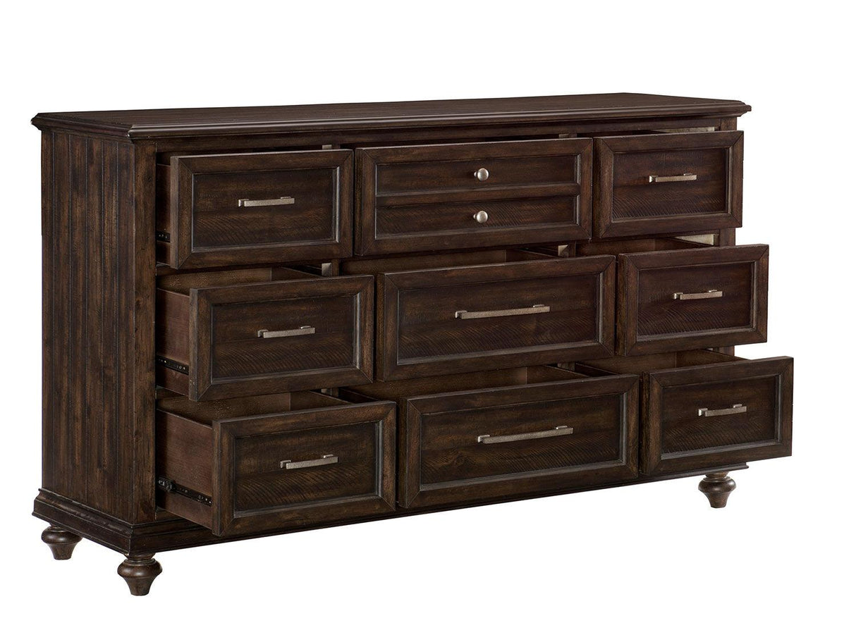 Cardano Driftwood Charcoal Dresser by Homelegance at Eve Furniture
