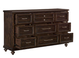 Cardano Driftwood Charcoal Dresser by Homelegance at Eve Furniture