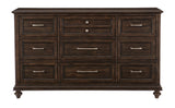 Cardano Driftwood Charcoal Dresser by Homelegance at Eve Furniture