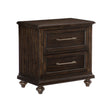 Cardano Driftwood Charcoal Nightstand by Homelegance at Eve Furniture