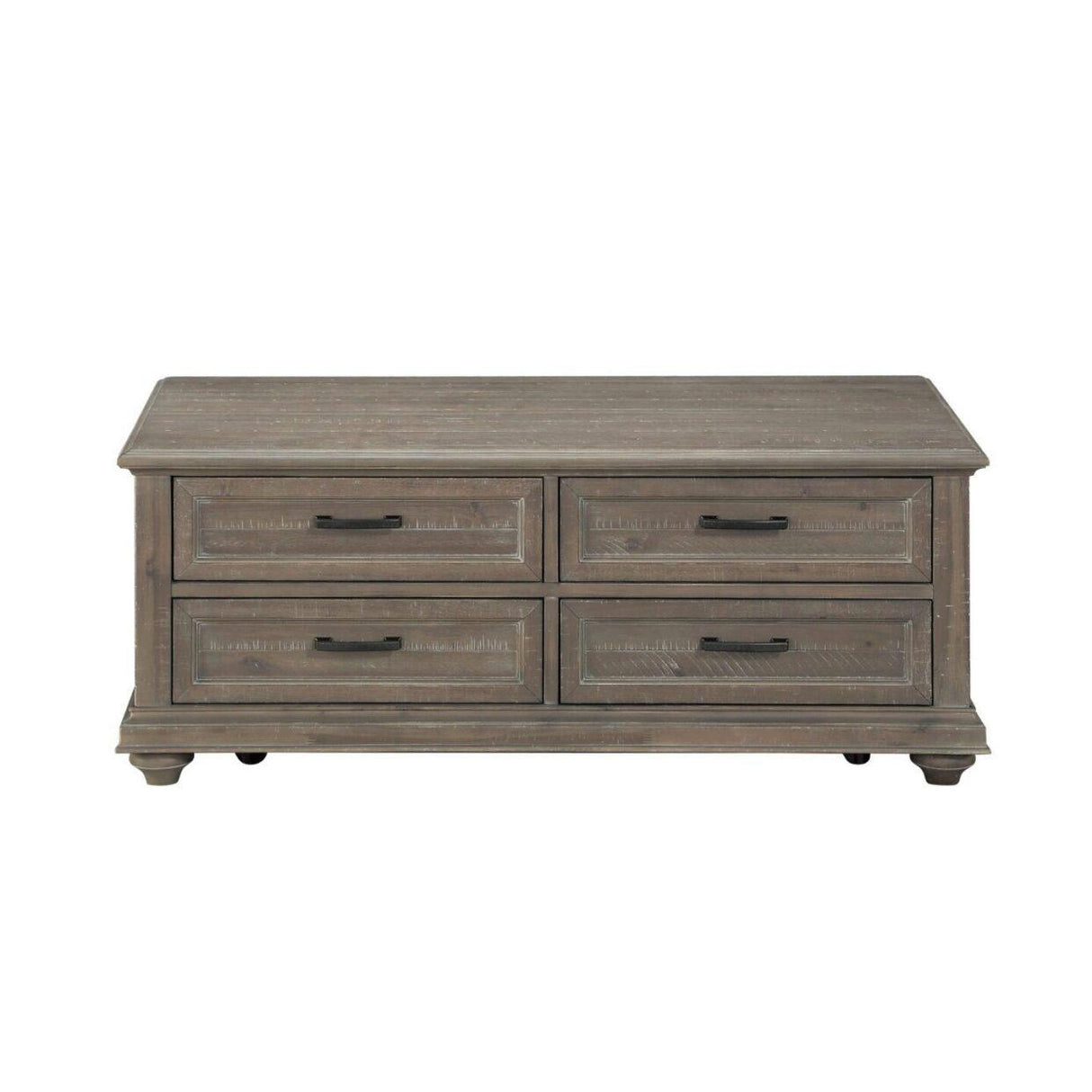 Cardano Driftwood Light Brown Wood Cocktail Table by Homelegance at Eve Furniture