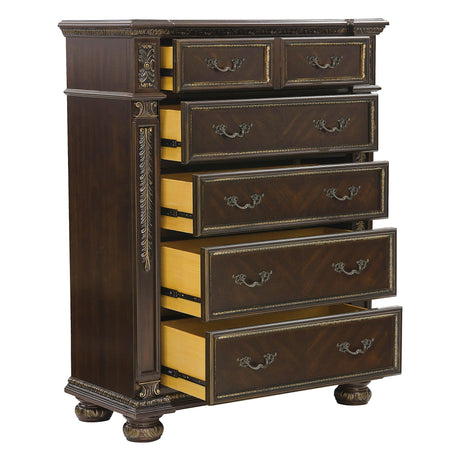 Catalonia Cherry Chest by Homelegance at Eve Furniture