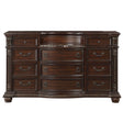 Cavalier Dark Cherry Dresser by Homelegance at Eve Furniture