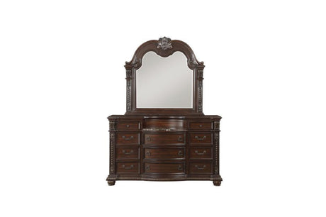 Cavalier Dark Cherry Mirror (Mirror Only) by Homelegance at Eve Furniture