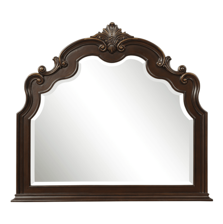 Cavalier Dark Cherry Mirror (Mirror Only) by Homelegance at Eve Furniture