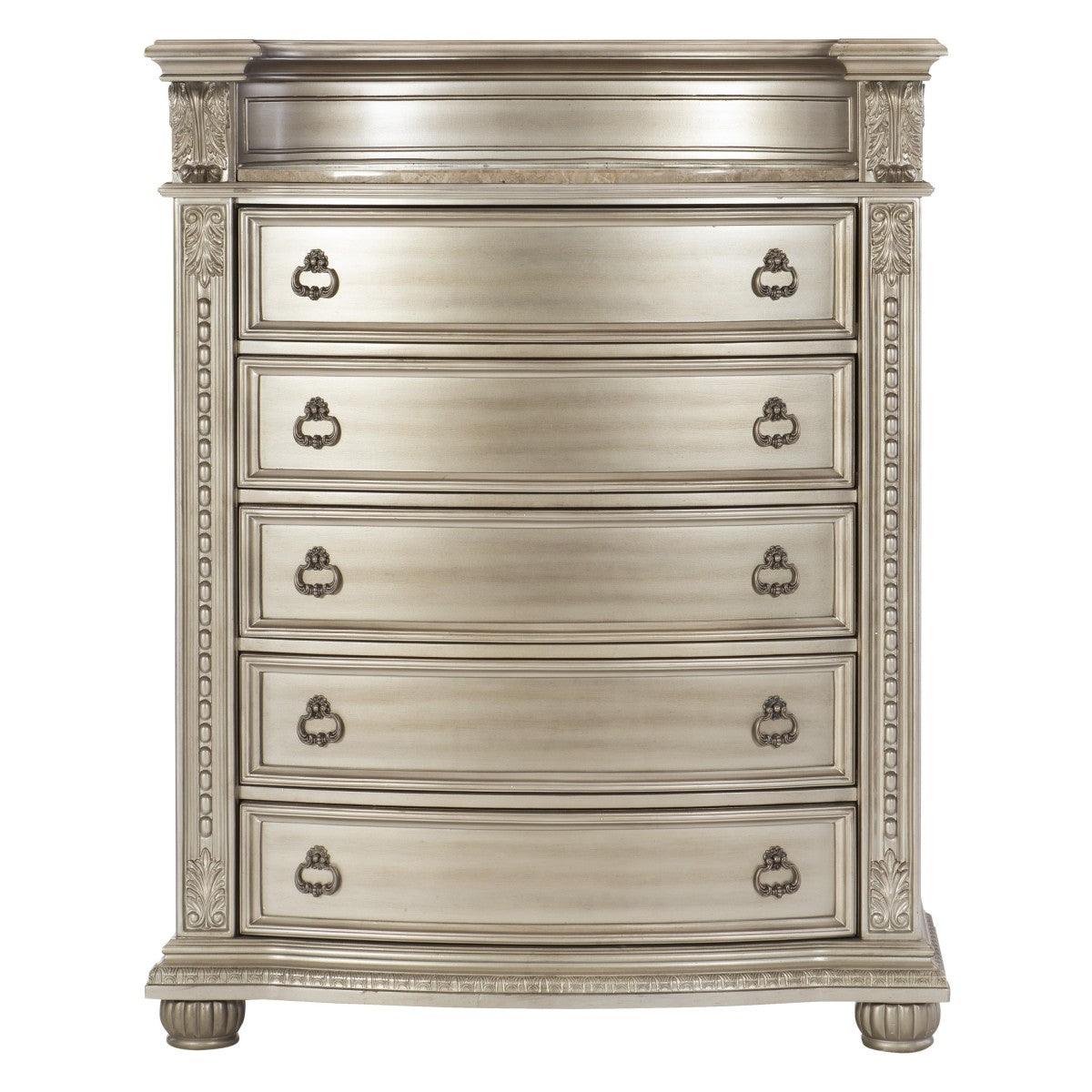 Cavalier Silver Chest by Homelegance at Eve Furniture