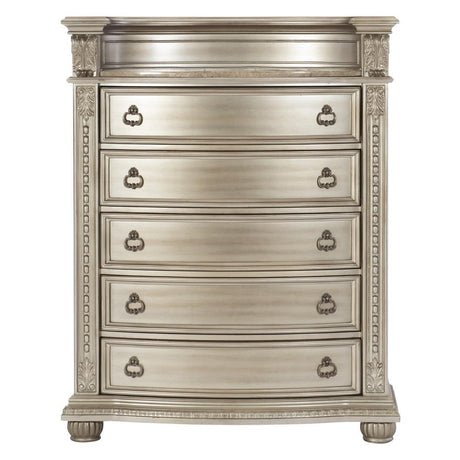 Cavalier Silver Chest by Homelegance at Eve Furniture