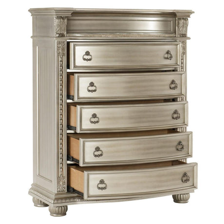 Cavalier Silver Chest by Homelegance at Eve Furniture