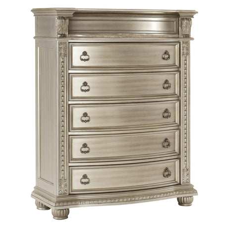 Cavalier Silver Chest by Homelegance at Eve Furniture
