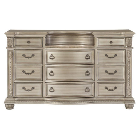 Cavalier Silver Dresser by Homelegance at Eve Furniture