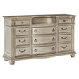 Cavalier Silver Dresser by Homelegance at Eve Furniture