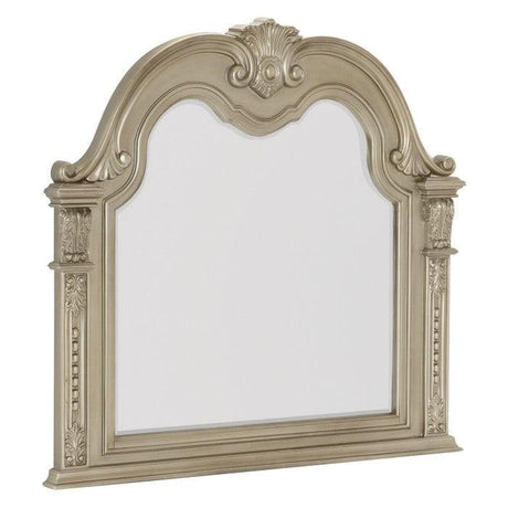 Cavalier Silver Mirror (Mirror Only) by Homelegance at Eve Furniture