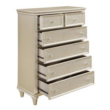 Celandine Silver Upholstered Panel Youth Bedroom Set by Homelegance at Eve Furniture