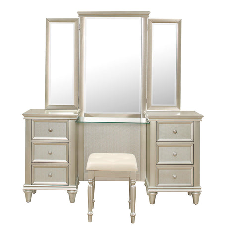 Celandine Silver Vanity Set by Homelegance at Eve Furniture