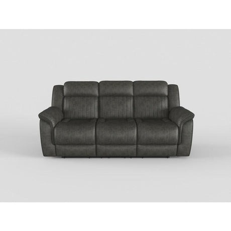 Centeroak Brownish Gray Double Reclining Sofa by Homelegance at Eve Furniture