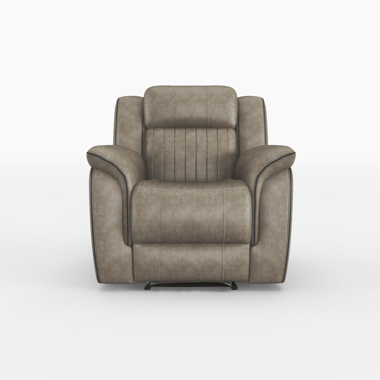 Centeroak Brownish Gray Reclining Chair by Homelegance at Eve Furniture