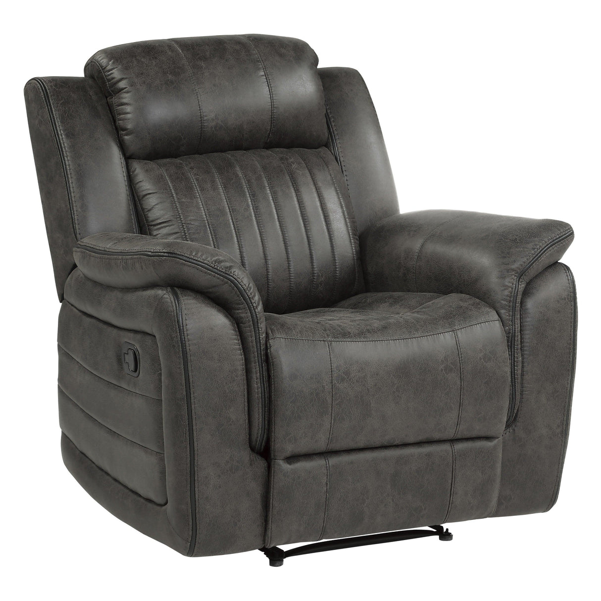 Centeroak Brownish Gray Reclining Chair by Homelegance at Eve Furniture