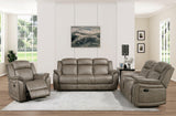 Centeroak Sandy Brown Reclining Chair by Homelegance at Eve Furniture