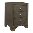 Centralia Gray Nightstand by Homelegance at Eve Furniture