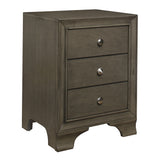 Centralia Gray Nightstand by Homelegance at Eve Furniture