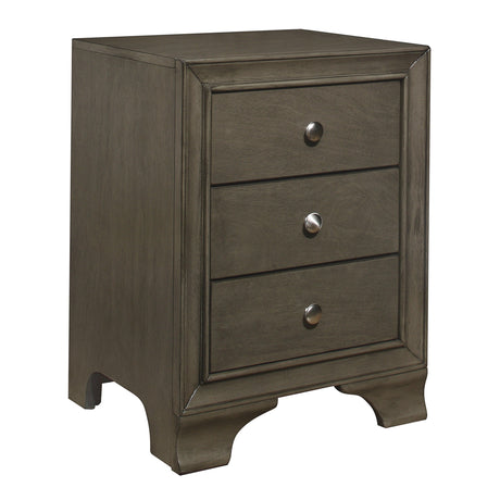 Centralia Gray Nightstand by Homelegance at Eve Furniture