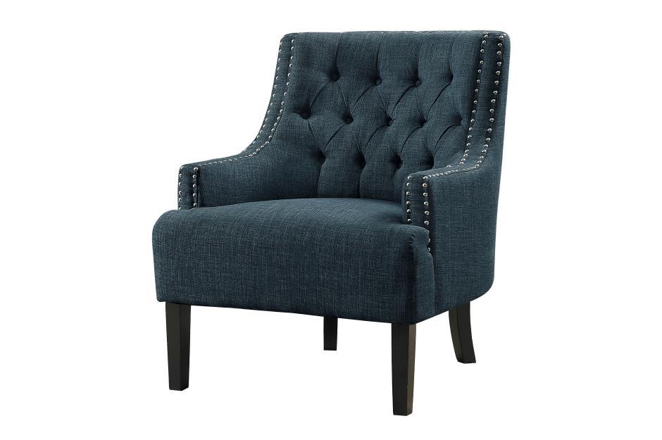 Charisma Indigo Accent Chair by Homelegance at Eve Furniture