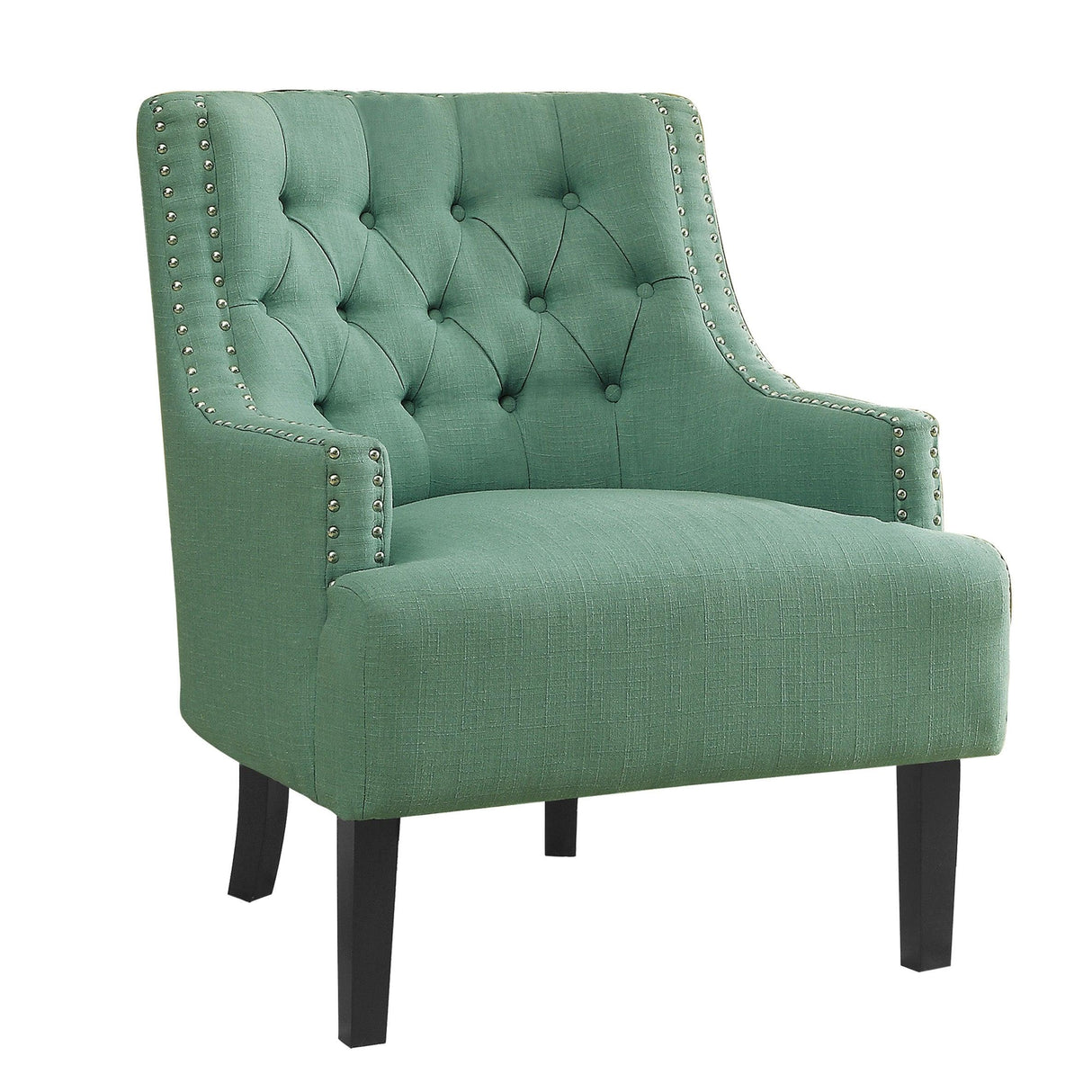 Charisma Teal Accent Chair by Homelegance at Eve Furniture