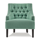 Charisma Teal Accent Chair by Homelegance at Eve Furniture