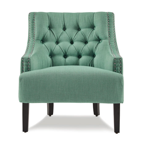 Charisma Teal Accent Chair by Homelegance at Eve Furniture