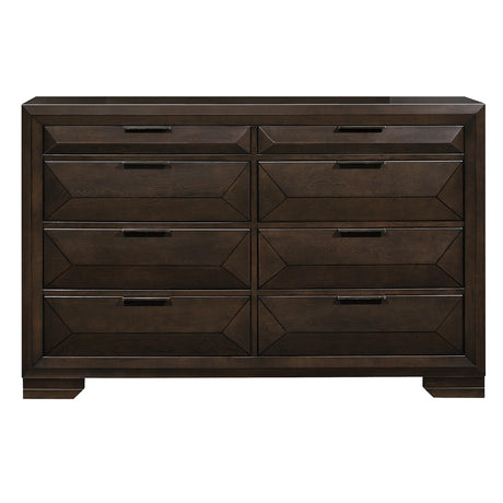 Chesky Warm Espresso Dresser by Homelegance at Eve Furniture