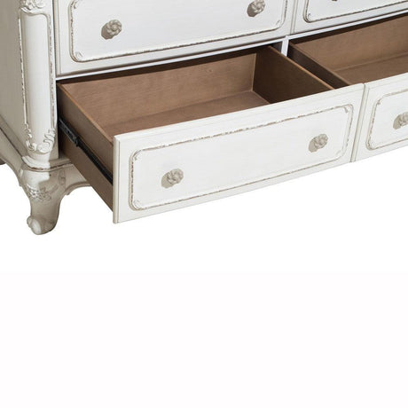 Cinderella Antique White Dresser by Homelegance at Eve Furniture